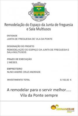 Remodelação do Espaço da Junta de Freguesia e Sala Multiusos
