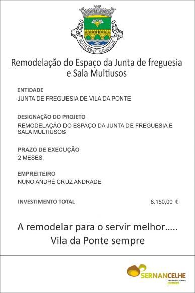 Remodelação do Espaço da Junta de Freguesia e Sala Multiusos